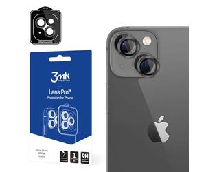 Tempered Glass Camera Lens for iPhone 15 Plus - 3mk Lens Protection Pro Graphite