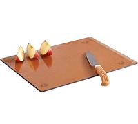 Tempered Glass Cutting Board 40x30cm Non-Slip Worktop Saver Chopping Board Countertop Saver Scratch Resistant Heat Resistant Shatter Resistant Dishwasher Safe 30 * 20cm Copper Infused