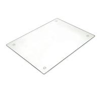 Tempered Glass Cutting Board - Long Lasting Clear Glass - Scratch, Heat, Shatter Resistant, Dishwasher Safe. (XLarge 16x20")