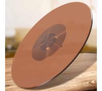 Tempered Glass Dining Table Rotating Turntable 20/24/27/31/35/39inch Brown Turntable 360 Degree Swivel Serving Plate with Silent Bearing (Size : 90cm/35)