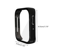 Tempered-Glass Film+Case Screen Protector Coverage Cover Hard PC Anti-scratch Frame Shell Watch Housing Fit For SE Protective Case Cute Holder- Dustproof Anti-scratch Soft Silicone Shell Shockproof-