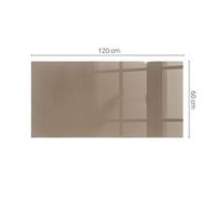 Tempered Glass Hearth Plate Pad for Wood Stove Color Brown Square Rectangular