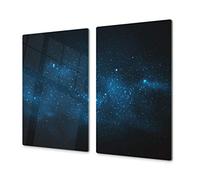 Tempered Glass Kitchen Board - Impact & Scratch Resistant; Measures: Single: 23,62” x 20,47”; Double: 2 x 11,81” x 20,47”; D09 Other: Texture 36