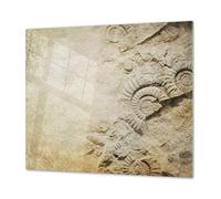 Tempered Glass Kitchen Board - Impact & Scratch Resistant; Measures: Single: 23,62” x 20,47”; Double: 2 x 11,81” x 20,47”; D10A Textures Series A: Sand