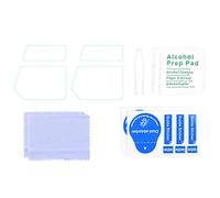 Tempered Glass Lens Protective Film, 9H Hardness Anti-Scratch Screen Protector with Cleaning Cloth for for 3 Tempered Glass Protective Film Set with Removal Sticker & Cleaning Cloth