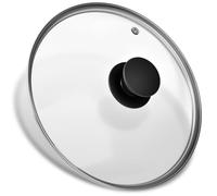 Tempered Glass Lid for Instant Pot 8 Quart - 10.2-Inch Pressure Cooker Accessories,Replacement Parts with Silicone Top Knob & Steam Vent - Heat-Resistant, Dishwasher Safe