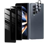 Tempered Glass Privacy Screen Protector For Samsung Galaxy Z Fold 7 5G,Anti-Spy Screen Protector Camera Glass Film with Camera Lens Protector,9H Hardness,Anti-scratch,Full Coverage (1 Set)