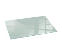 Tempered Glass Protector for Stove and Fireplace Light Green Colour 120x60 cm