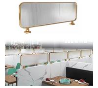 Tempered Glass Room Divider Panel for Office, Dining, and Kitchen Privacy