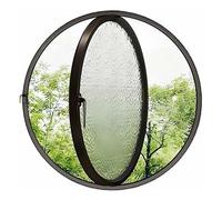 Tempered Glass Rotating Shed Window with Aluminum Alloy Frame for Attic Ventilation and Decoration