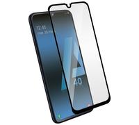 Tempered glass screen protector for Galaxy A40, colored edges -