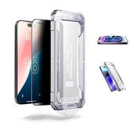 Tempered Glass Screen Protector for iphone 16/15/14/13/12 plus pro max with Anti-Scratch Anti-Fingerprint Privacy & Auto Dust-Free Install,without Bubbles,Precise Positioning
