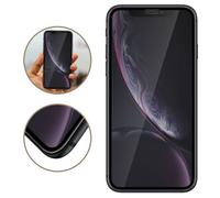 Tempered glass screen protector for iPhone XR, colored edges -