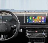 Tempered glass screen protector for the 12.3-inch instrument panel navigation and climate control display screen of the 2024 2025 Hyundai Tucson