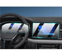 Tempered glass screen protector for the GPS navigation center touchscreen and dashboard of the 2023 Volkswagen Jetta (Dashboard and GPS)