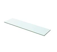 Tempered Glass Shelf 80x25cm 8mm Thick Clear PanelStylish Modern Storage Solution for Bathroom Home & Office Durable Support for Organizing Essentials