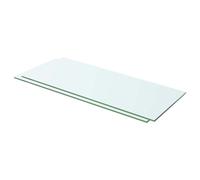 Tempered Glass Shelf Clear 60x20cm 8mm 15kg Load 2pcs Wall Display Shelf Set 2pc