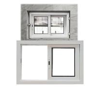 Tempered Glass Sliding Window for Residential & Storage Rooms Energy-Efficient Secure DesignPerfect for Home Renovation & Modern Spaces