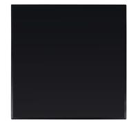 Tempered Glass Table Top - Black 80x80 cm Square 6 mm Scratch-Resistant for Home