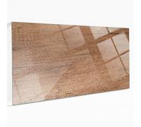 Tempered Glass Table Top Cover Dining Coffee Tables Natural Wood Pattern 140x70