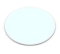 Tempered Glass Tabletop 40-Inch Round Transparent Surface 8mm Thick Polished Edge - Versatile Glass Countertop for Home Office Furniture