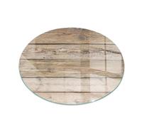 Tempered Hearth Glass Plate with Decorative Print | Fireplace Floor Protector | Heat Resistant Stove Base | Modern Fire Surround - fi70cm (27.6 inch) - Wooden board in arrangement