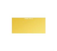 Tempered Welding Glass Lens 5.5x10.8cm with Shade 9-13 for Helmets, Gold Layer Filter Blocking IR UV Radiation to Keep Vision Clear in Hot Conditions(Number 11)