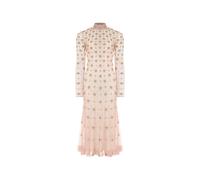 Temperley London lattice-pattern crystal-embellished midi dress - Pink 10
