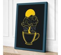 Tempest in a Teacup Canvas Wall Art Print 18x12 Inch | Ready to Hang, Gallery Wrapped, Fade-Resistant Inks, Securely Packaged, UK Made