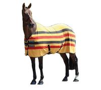 Tempest Original Newmarket Standard-Neck Horse Fleece Rug Yellow/black/red (7 3")