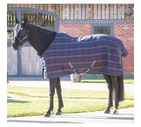 Tempest Plus 100 Stable Rug for Horses Navy Tartan - 78