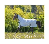 Tempest Shires Plus Sweet-Itch Combo Full Neck Fly Rug in White 6'6" / 78", White