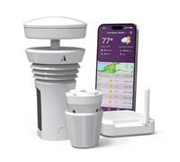 Tempest Weather Station with AI Forecasting, Wireless WiFi Weather Station with Built-In Wind Meter & Rain Gauge, Real-Time Weather, App & Alexa | Smart Home Weather Station