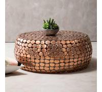 Templar Coffee Table - Round - Copper Pebble