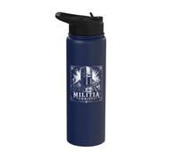 Templar Crusader Militia Christi Deo Vindice Stainless Steel Insulated Water Bottle