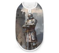 Templar Knight And Castle Funny Dog Vest Cute Sleeveless Pet Shirt Pullover Cats T-Shirts Tank Tops S