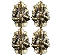 Templar Knight Brass EDC Retro Paracord Beads Crusader DIY Umbrella Rope Woven Lanyard Pendants