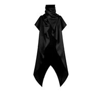 Templar Knight Cape, Halloween Costume, Men's Wizard Robe, Cape Coat with Stand-Up Collar, Renaissance Long Knitted Jacket, Gothic Medieval Robe, Vintage Robe for Halloween Party, Carnival