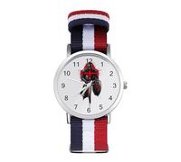 Templar Knight Custom Quartz Watches Arabic Numerals Wrist Watch with Adjustable Strap for Men Women