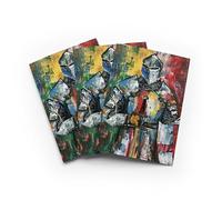 Templar Knight Greeting Card Medieval Sword Any Occasion Set of 3 Blank Inside 5x7 Inch 13x18 cm