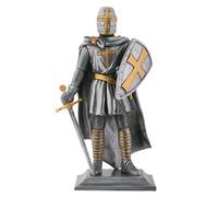 Templar Knight Medieval Collectible Statue Figurine-H: 9"