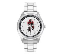 Templar Knight Personalized Quartz Watch Stainless Steel Wrist Watches with Arabic Numerals for Men Women