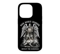 Templar Knight Sword Faith Defeat Darkness Spiritual Warfare Case for iPhone 14 Pro