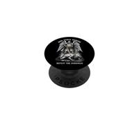 Templar Knight Sword Faith Defeat Darkness Spiritual Warfare PopSockets Adhesive PopGrip