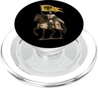 Templar Knight with Holy Roman Empire Flag PopSockets PopGrip for MagSafe