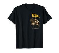 Templar Knight with Holy Roman Empire Flag T-Shirt