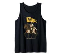 Templar Knight with Holy Roman Empire Flag Tank Top