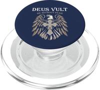 Templar knights cross eagle Deus Vult God wills it fearless PopSockets PopGrip for MagSafe