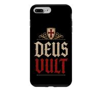 Templar Knights Deus Vult (God Wills It) Shield Aged Case for iPhone 7 Plus/8 Plus