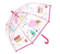 Templar Peppa Pig Dome Umbrella for Kids Childrens Boys Girls Brolly with Safety Opening